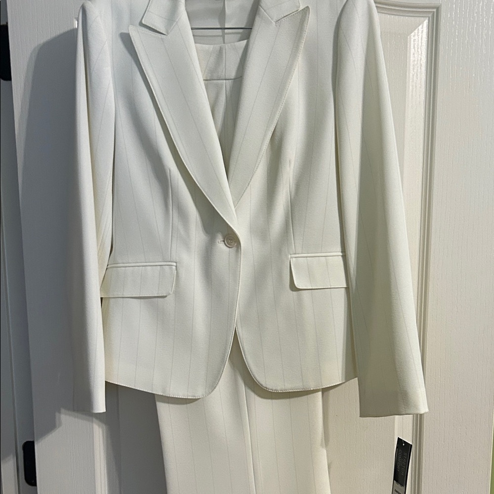 Elegant White Women's Suit by - Picture 2 of 5